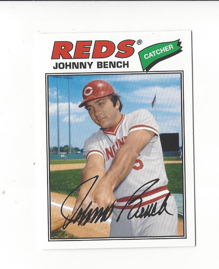 Johnny Bench cards (1988-2023) Reds - You Choose