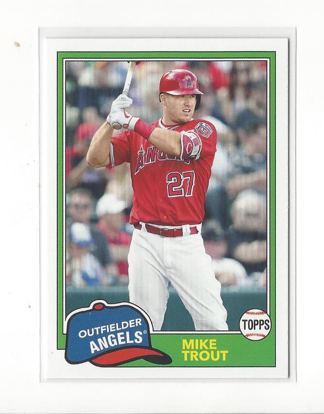2018 Topps Archives #299 Mike Trout