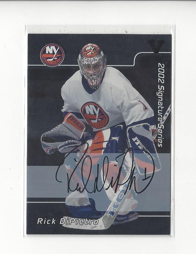 2001-02 BAP Signature Series Autographs #1 Rick DiPietro