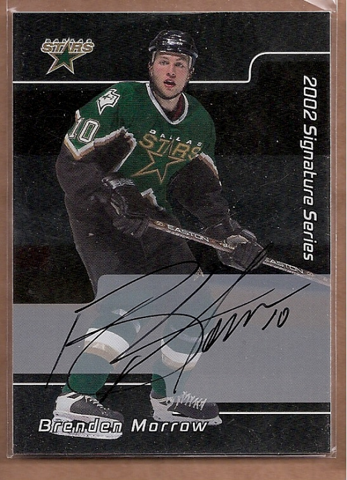 2001-02 BAP Signature Series Autographs #9 Brenden Morrow - NM-MT ...