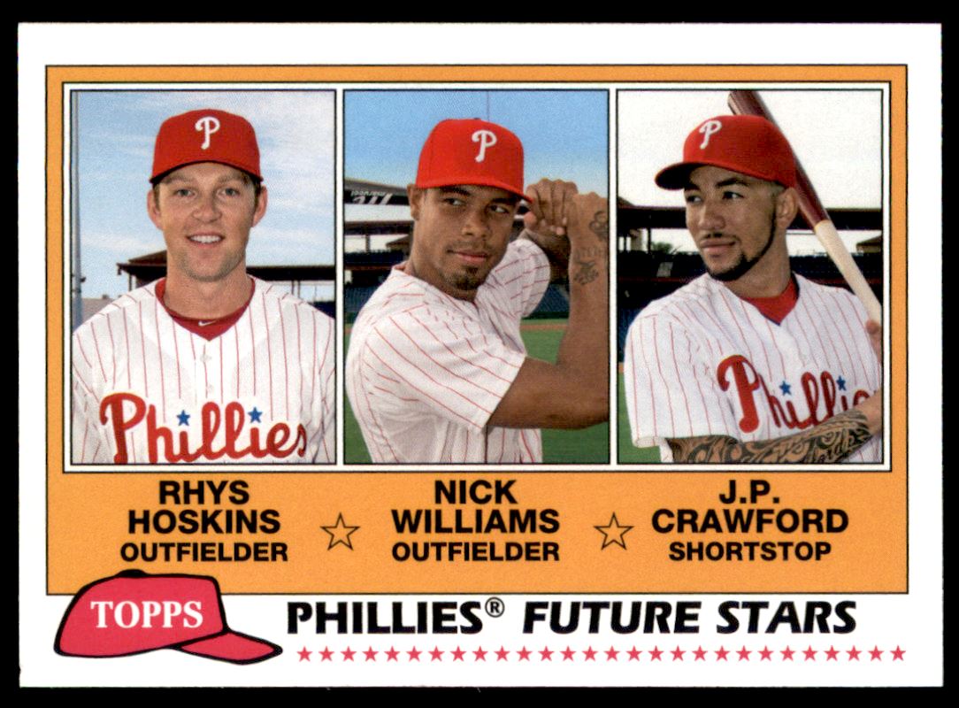 Rhys Hoskins, Nick Williams and J.P. Crawford
