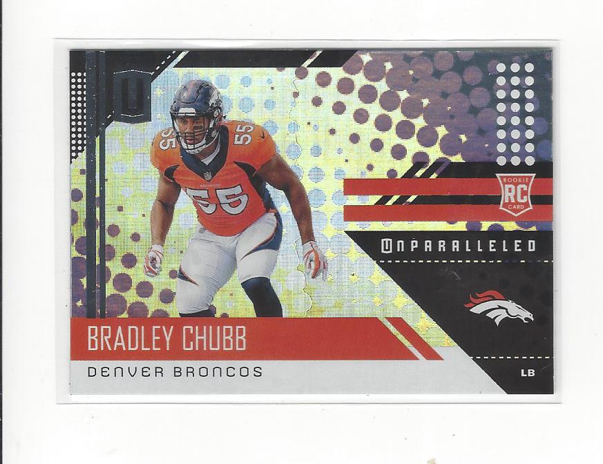2018 Panini Unparalleled #203 Bradley Chubb RC