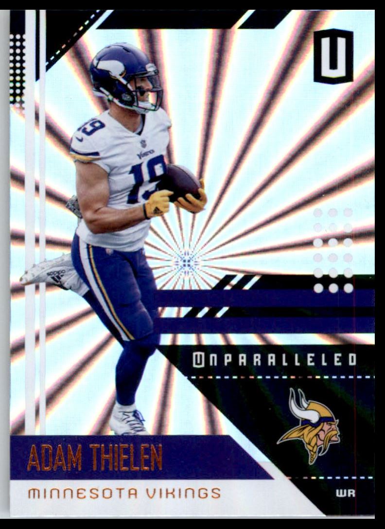 2018 Panini Unparalleled Shine #123 Adam Thielen