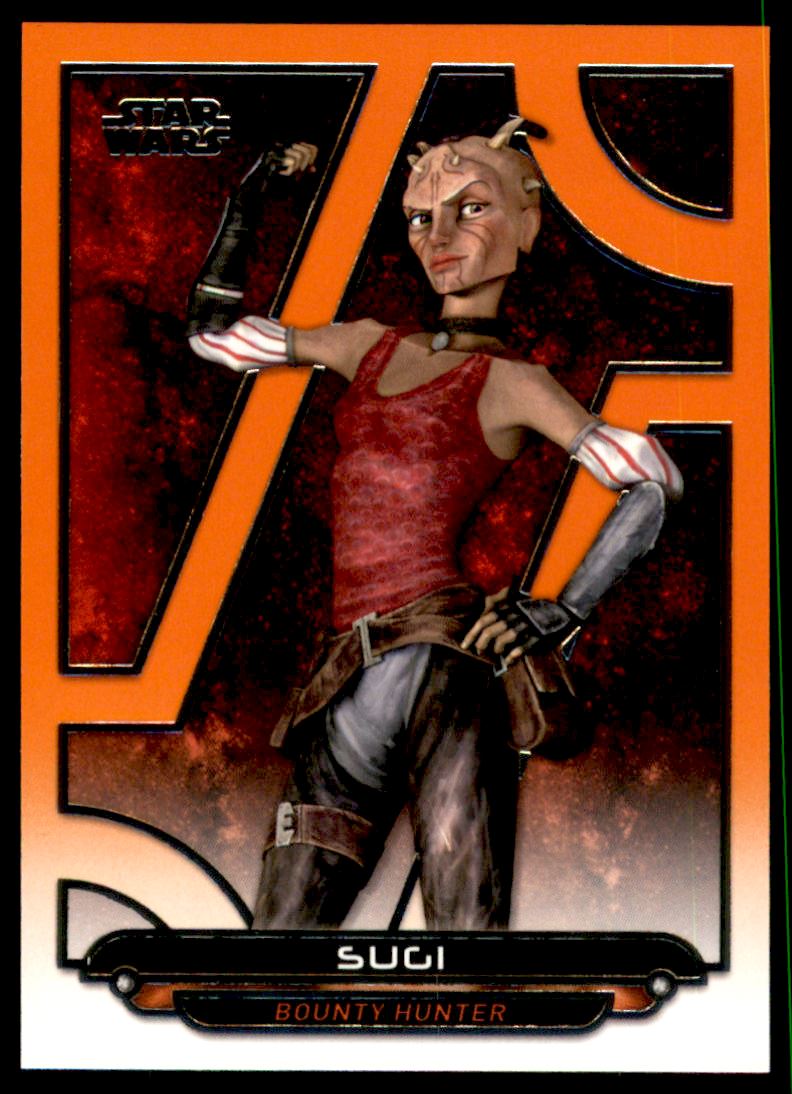 2018 Topps Star Wars Galactic Files Orange #ACW32 Sugi on Fanatics