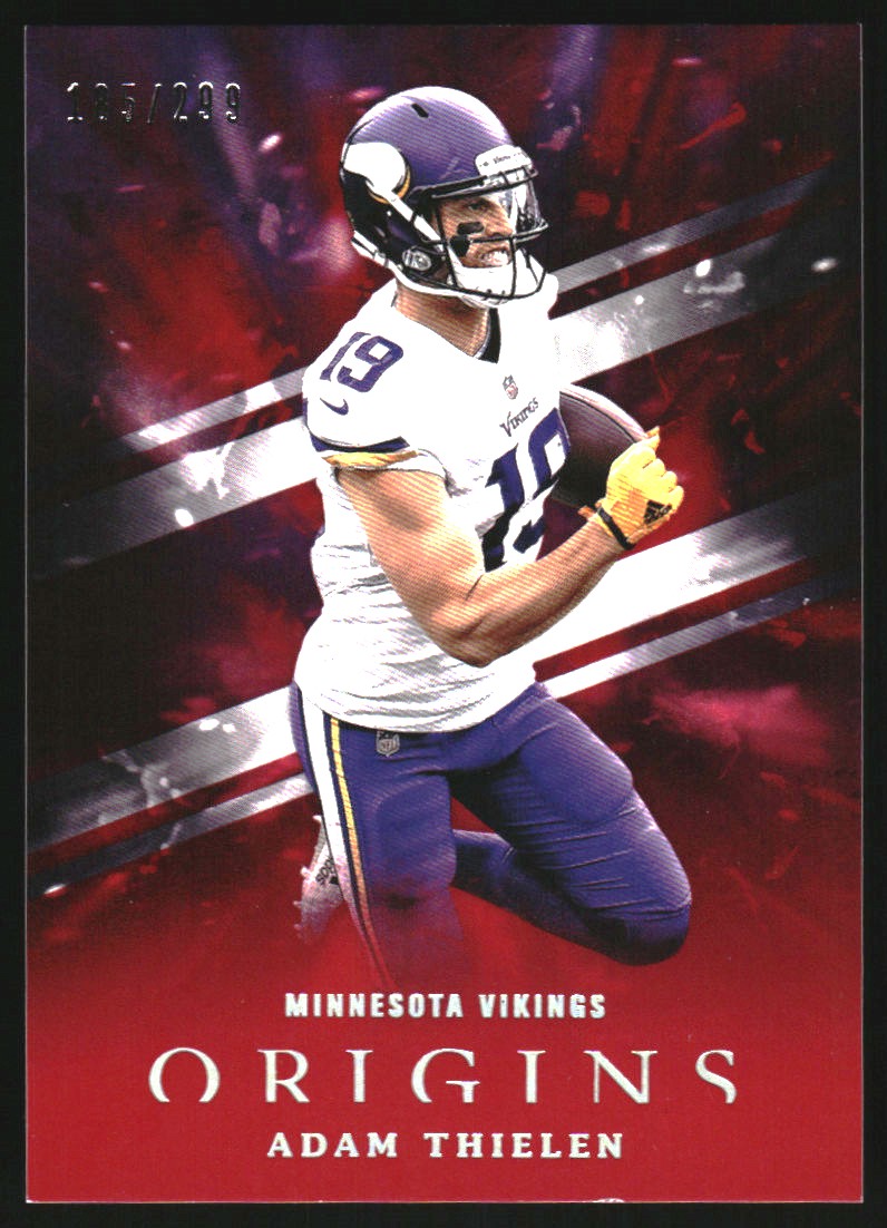 2018 Panini Origins Red #5 Adam Thielen