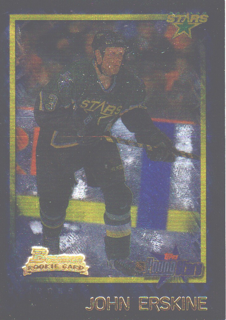 2001-02 Bowman YoungStars Ice Cubed #116 John Erskine