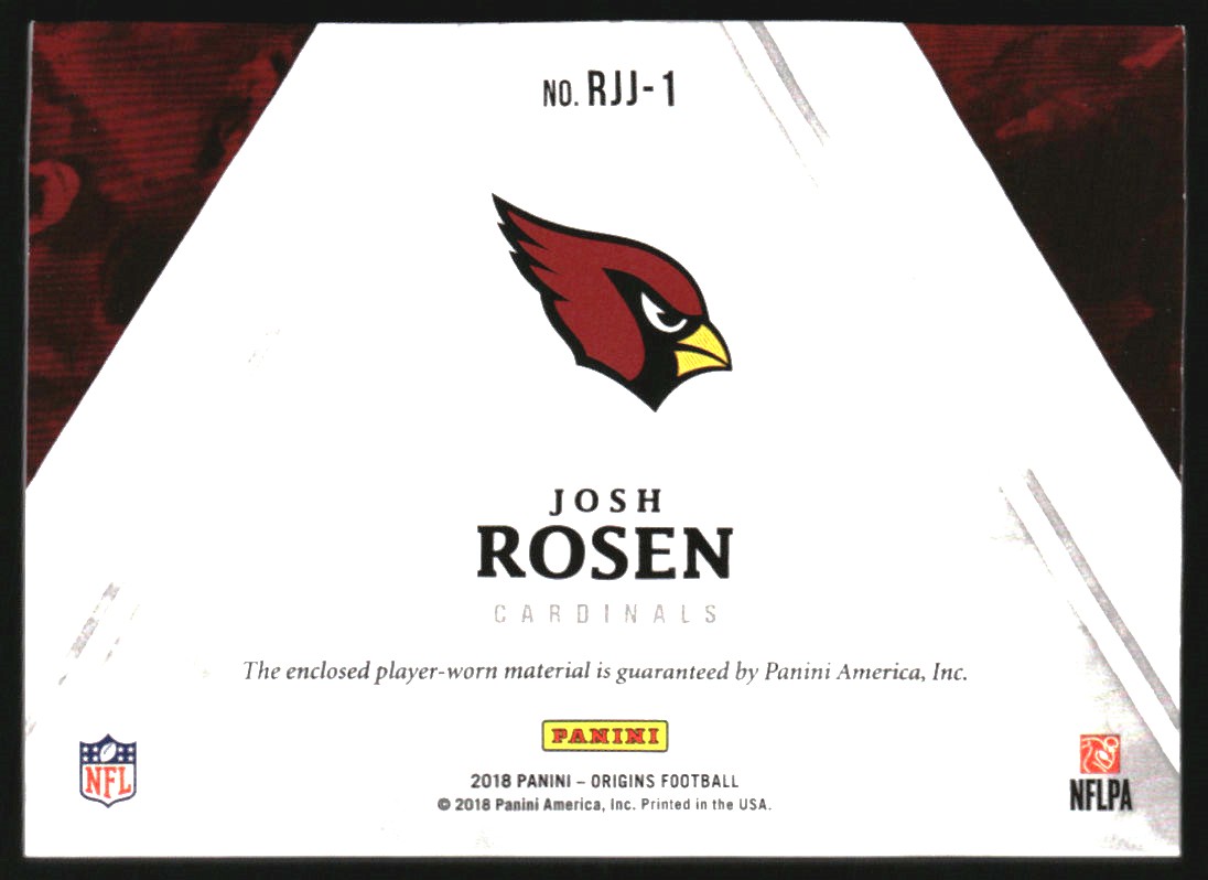 2018 Panini Origins Rookie Jumbo Jerseys Red #RJJ1 Josh Rosen
