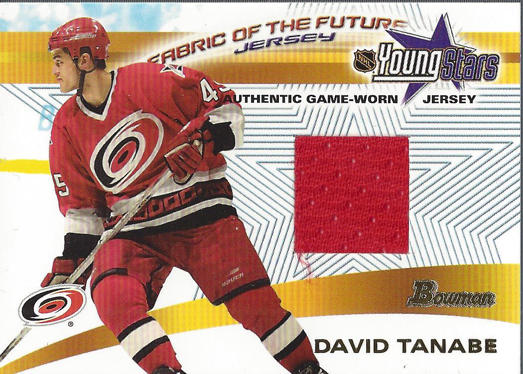2001-02 Bowman YoungStars Relics #JDT Dave Tanabe J