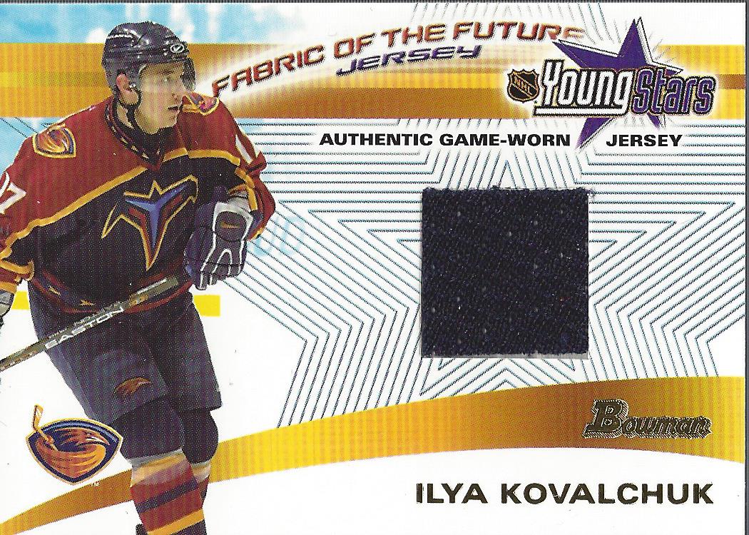 2001-02 Bowman YoungStars Relics #JIK Ilya Kovalchuk J