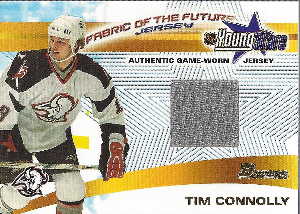 2001-02 Bowman YoungStars Relics #JTC Tim Connolly J