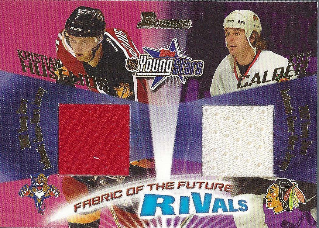 2001-02 Bowman YoungStars Rivals #R11 Kristian Huselius/Kyle Calder
