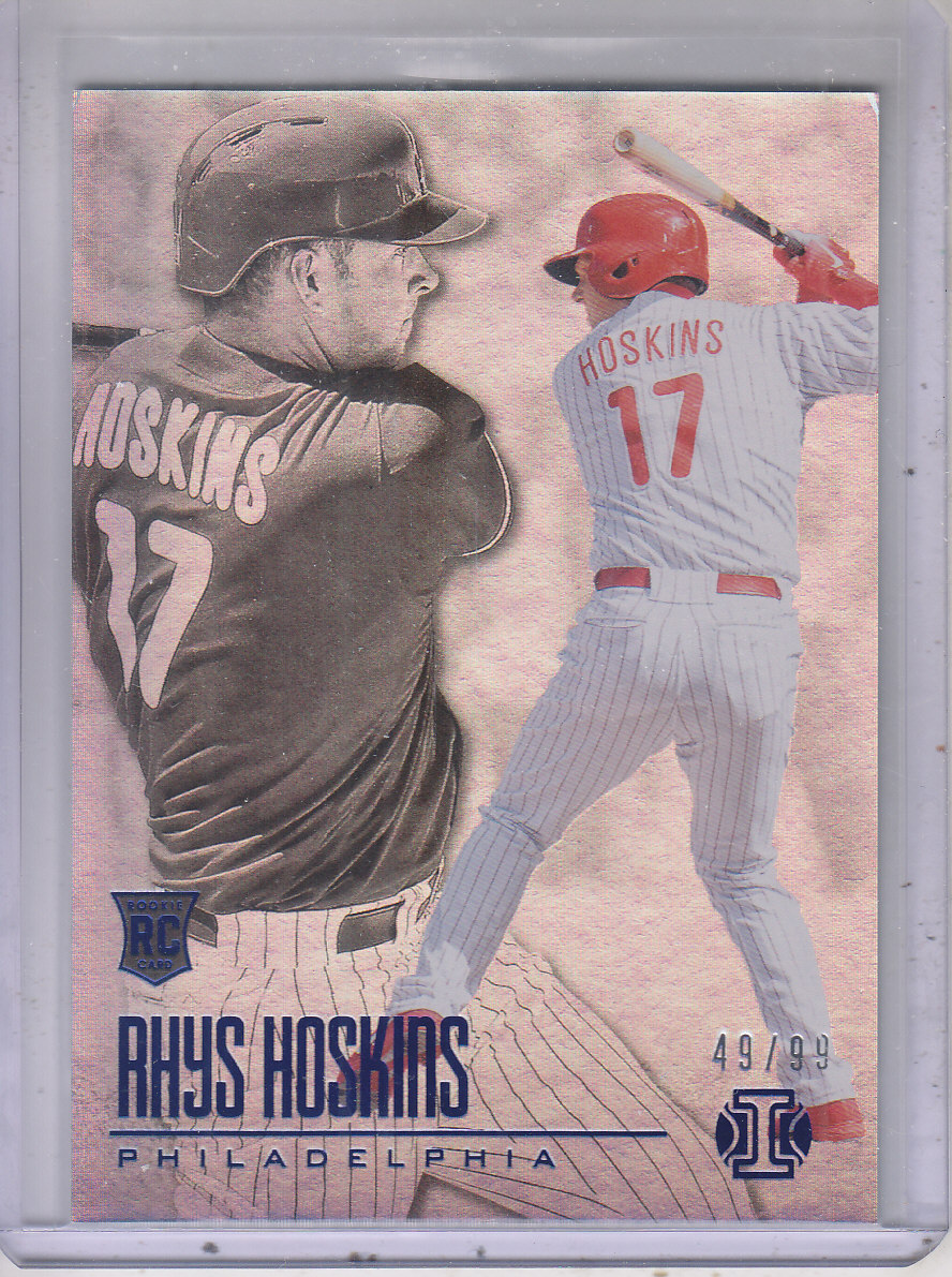2018 Panini Illusions Trophy Collection Blue #13 Rhys Hoskins