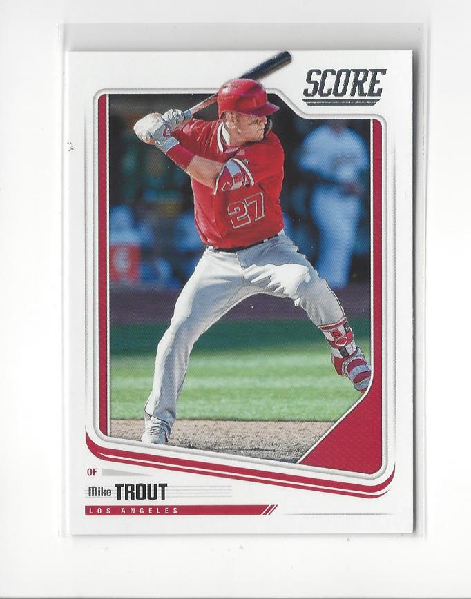 2018 Score #1 Mike Trout