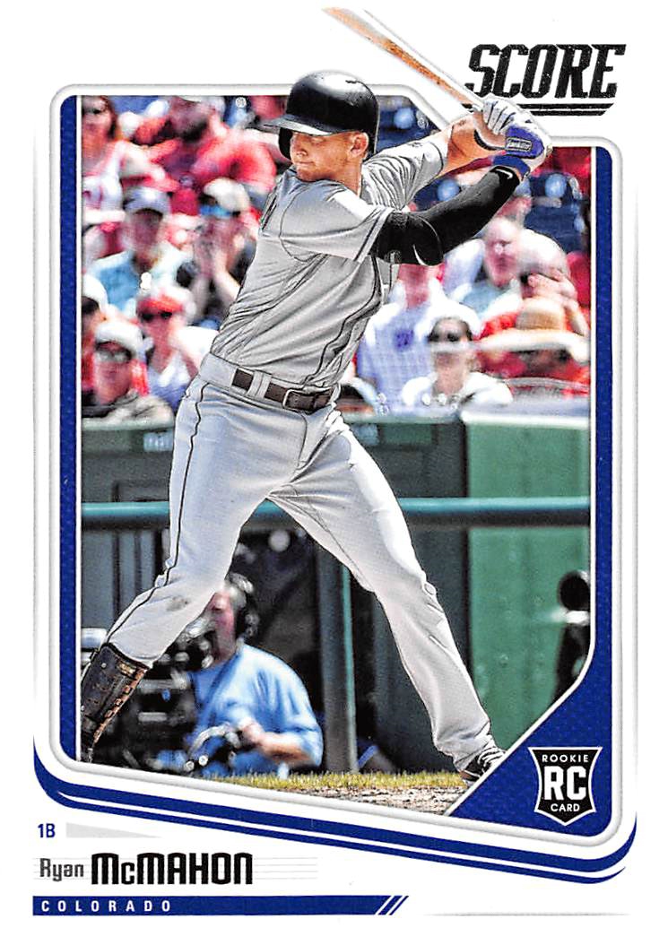 2018 Score #25 Ryan McMahon RC