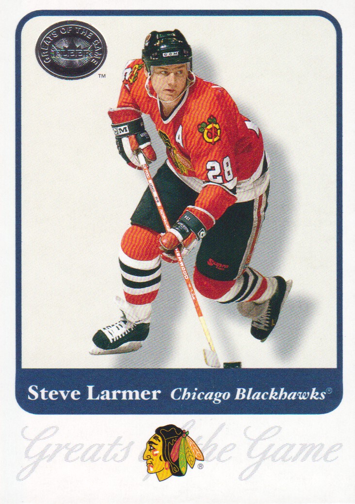 2001-02 Greats of the Game #24 Steve Larmer