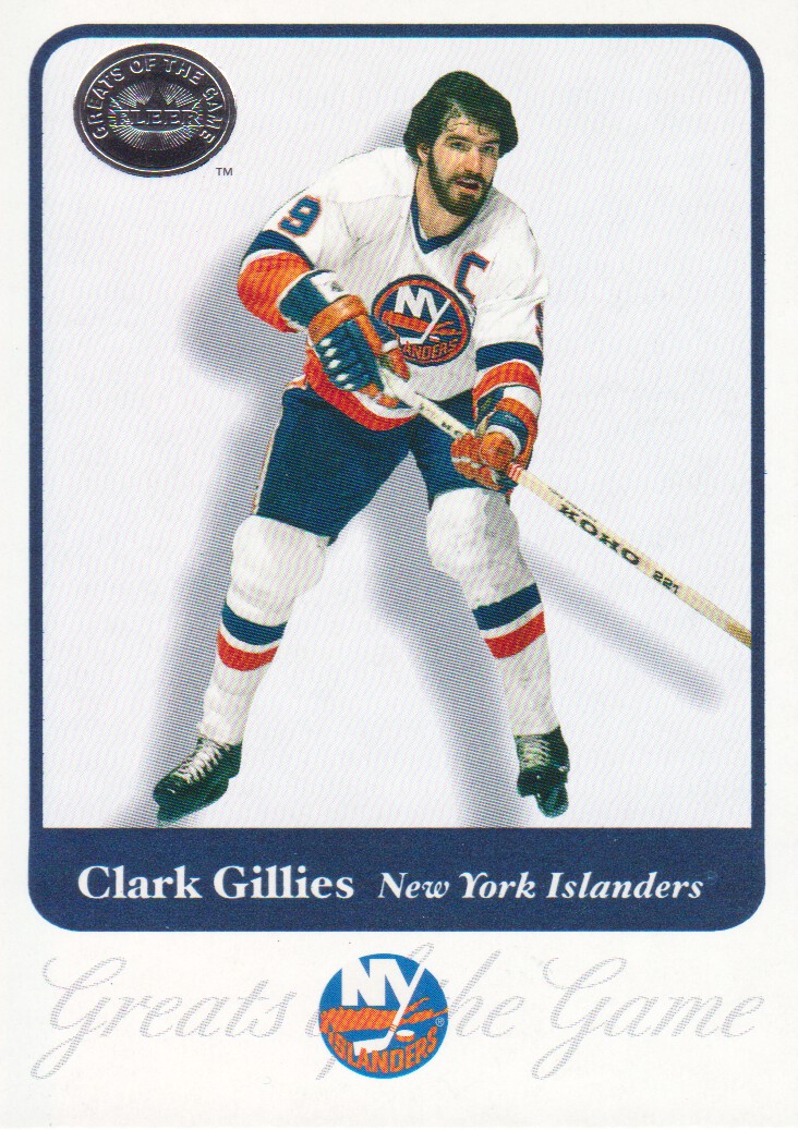 2001-02 Greats of the Game #62 Clark Gillies