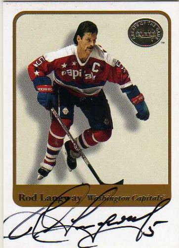 2001-02 Greats of the Game Autographs #NNO Rod Langway