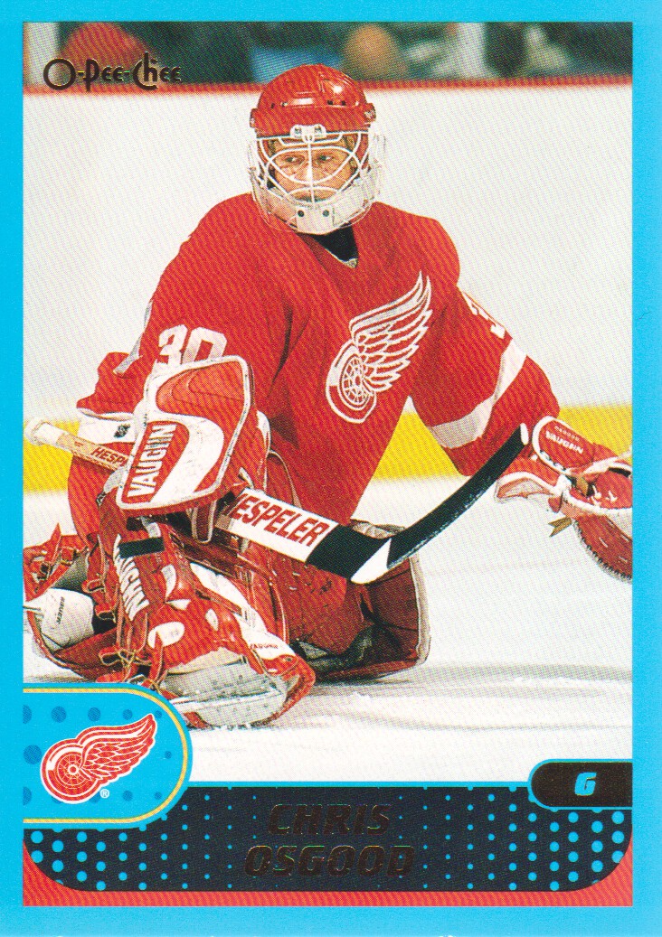 2001-02 O-Pee-Chee #85 Chris Osgood Red Wing