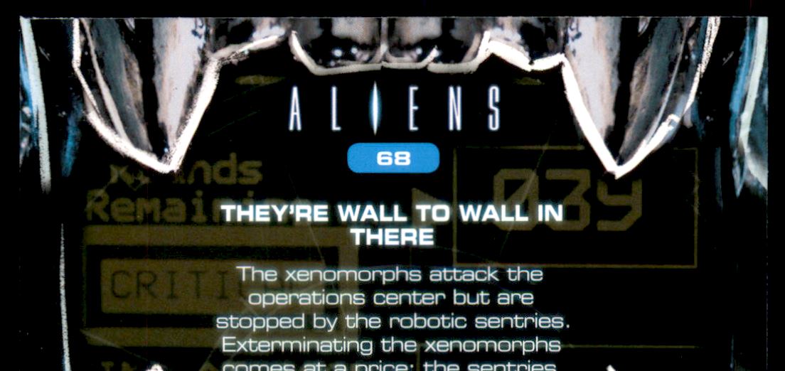 2018 Upper Deck Aliens #68 There Wall To Wall In There back image