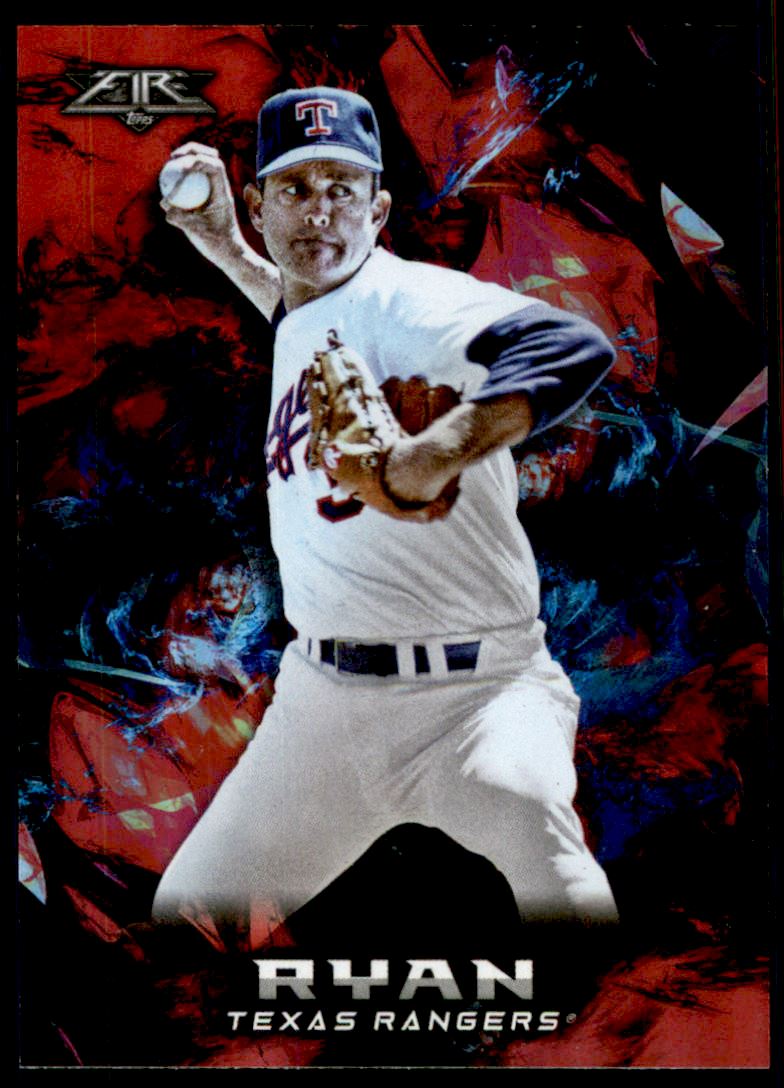 2018 Topps Fire Flame #112 Nolan Ryan