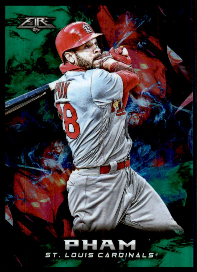 2018 Topps Fire Green #185 Tommy Pham