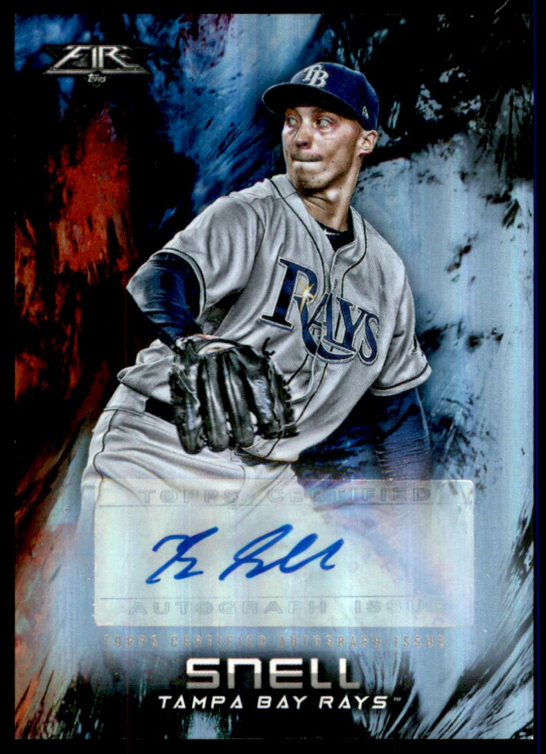 2018 Topps Fire Autographs #FABS Blake Snell