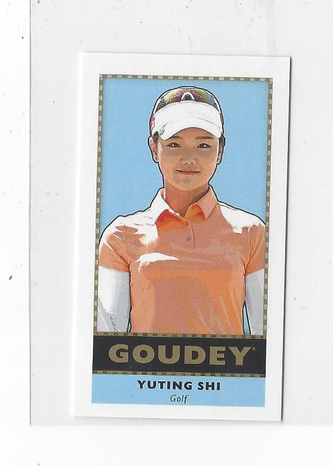 2018 Upper Deck Goodwin Champions Goudey Mini #G18 Yuting Shi