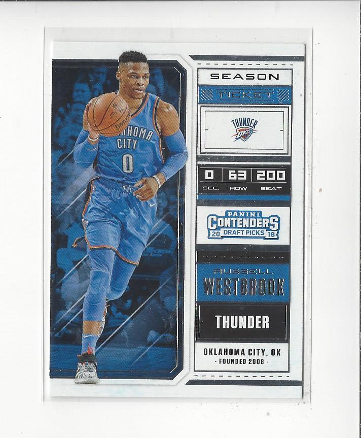 Russell Westbrook cards (2009-2023) Thunder Wizards Rockets Lakers - You Choose - Picture 79 of 133