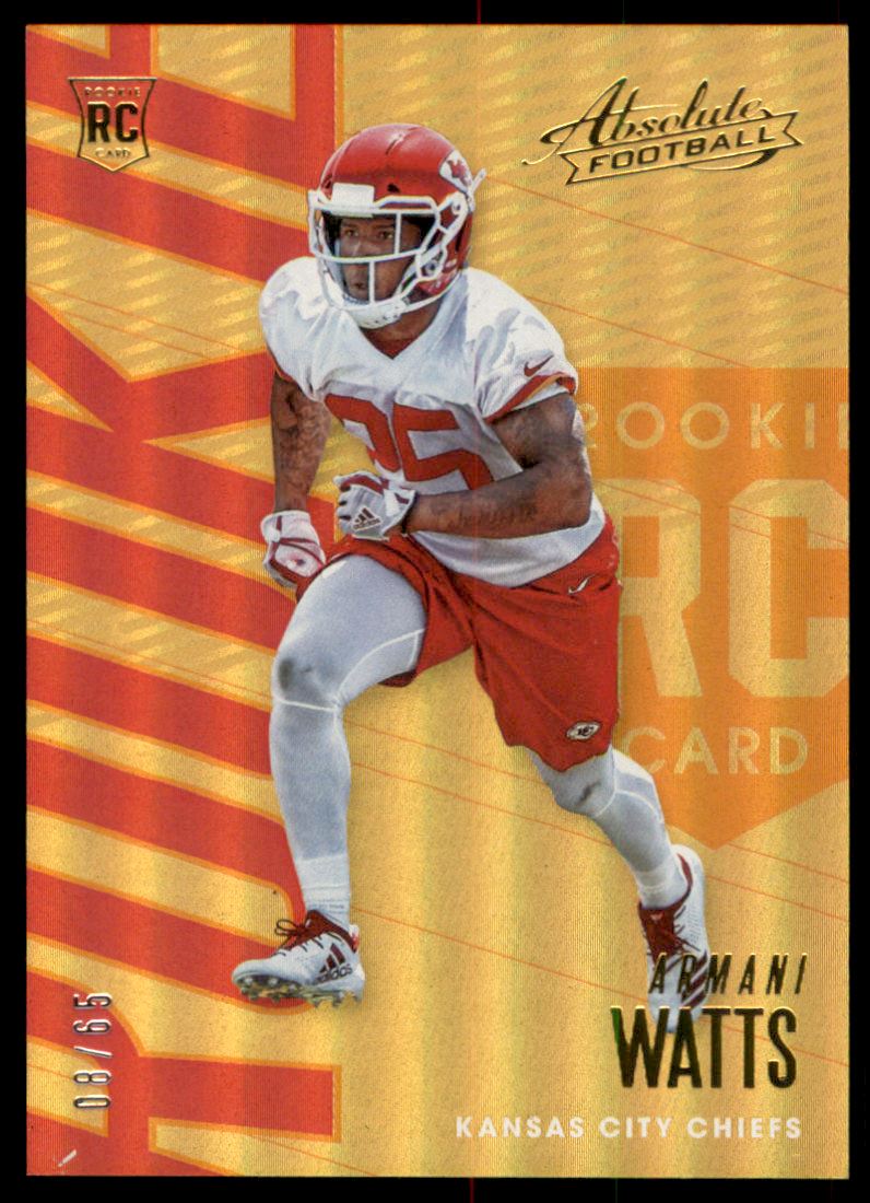 2018 Absolute Spectrum Orange #125 Armani Watts