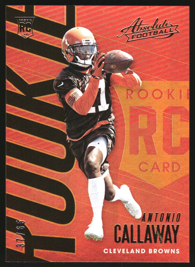 2018 Absolute Spectrum Orange #150 Antonio Callaway
