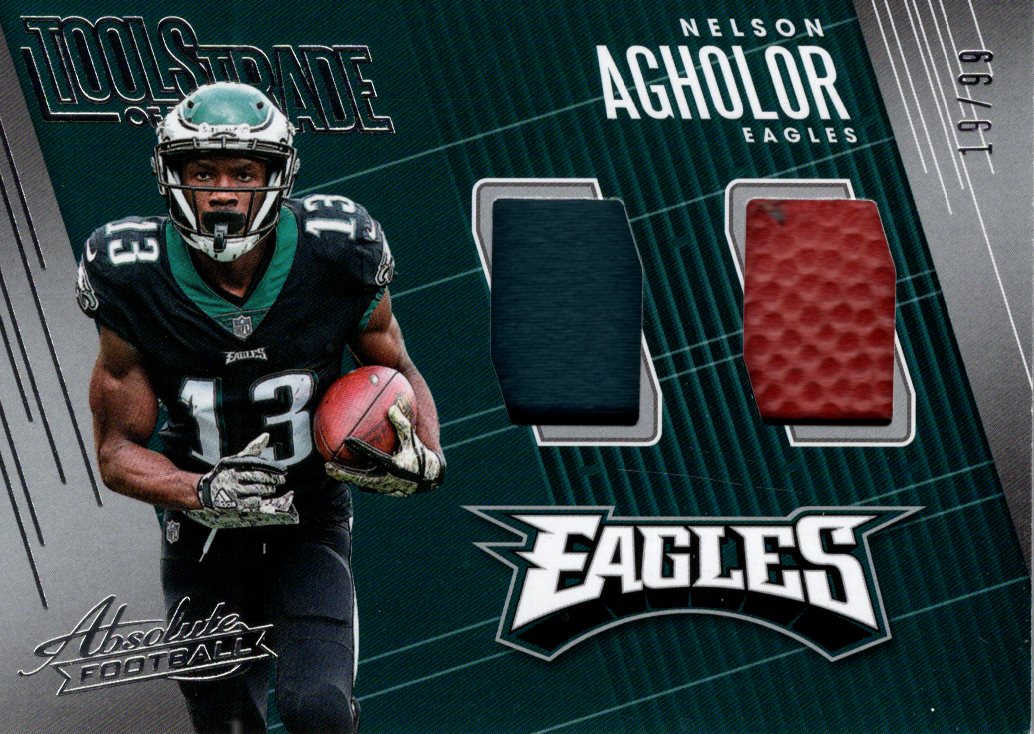 2018 Absolute Tools of the Trade Dual Materials #1 Nelson Agholor