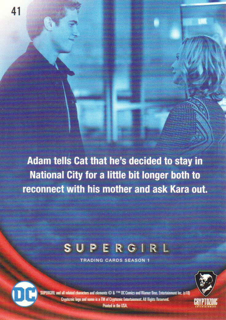 2018 Cryptozoic Supergirl Season 1 Base Set Trading Card #41