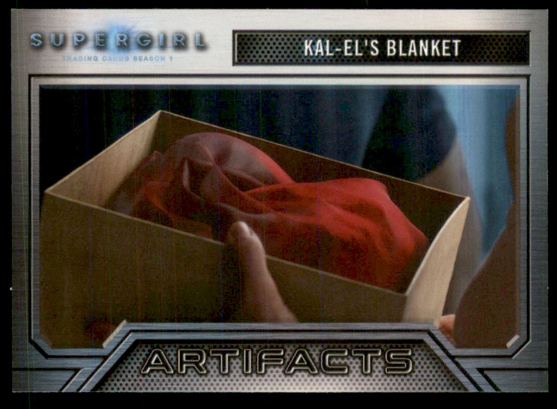 2018 Cryptozoic Supergirl Season 1 Artifacts Rainbow Foil #A3 Kal-El's Blanket