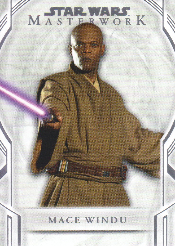Star Wars Masterwork 2019 Base Card #17 Mace Windu