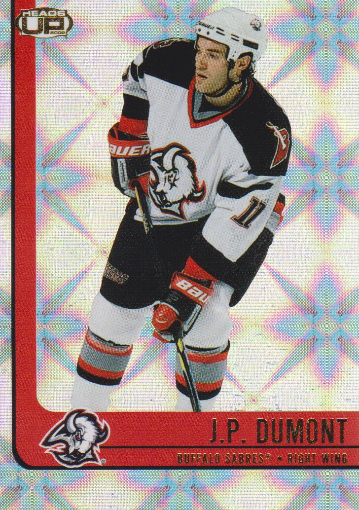 2001-02 Pacific Heads Up #11 J-P Dumont