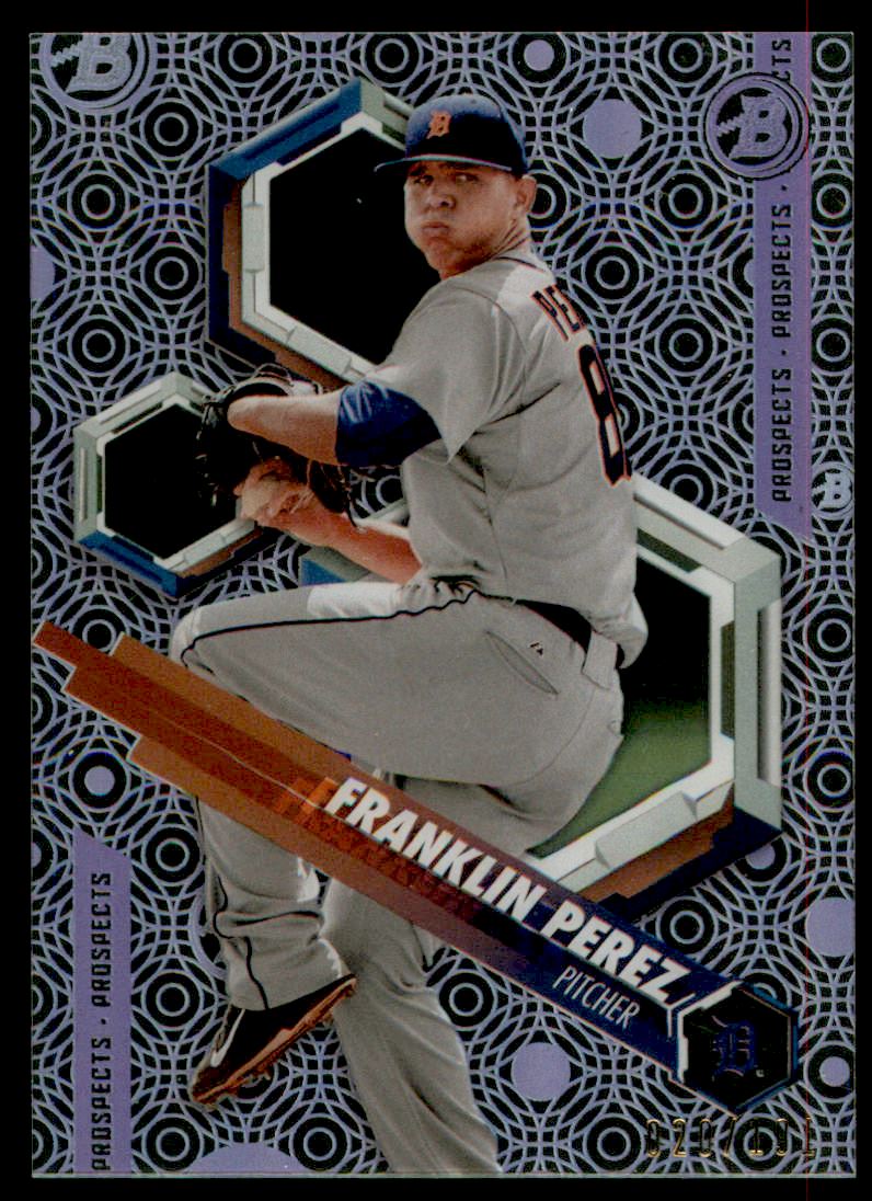 2018 Bowman High Tek Prospects Purple Rainbow #PHTFP Franklin Perez