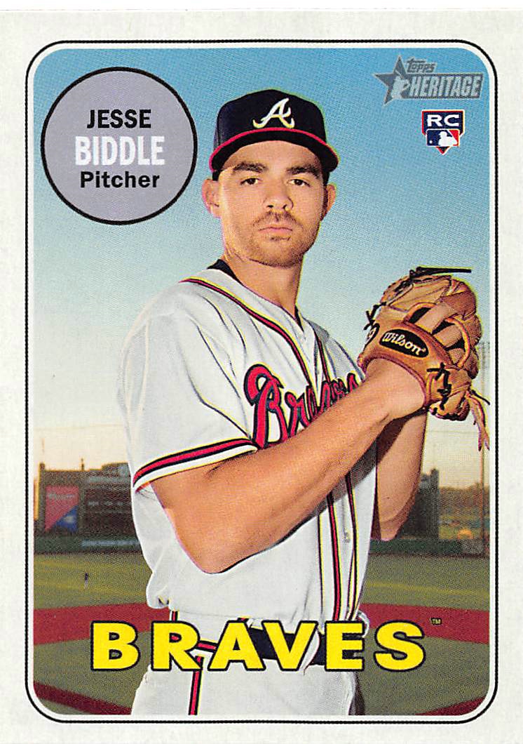 2018 Topps Heritage #577 Jesse Biddle RC