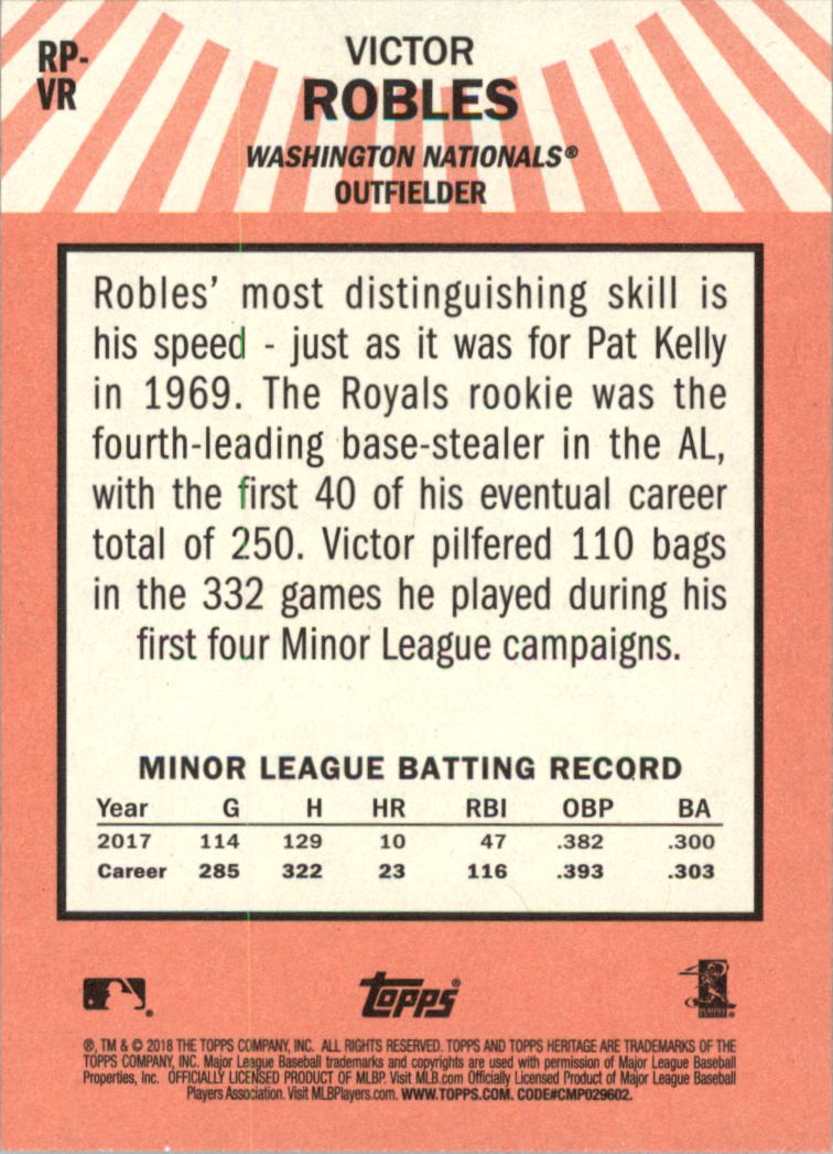 2018 Topps Heritage Baseball Card Pick (Inserts)