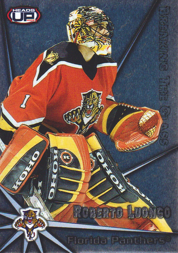 2001-02 Pacific Heads Up Breaking the Glass #11 Roberto Luongo