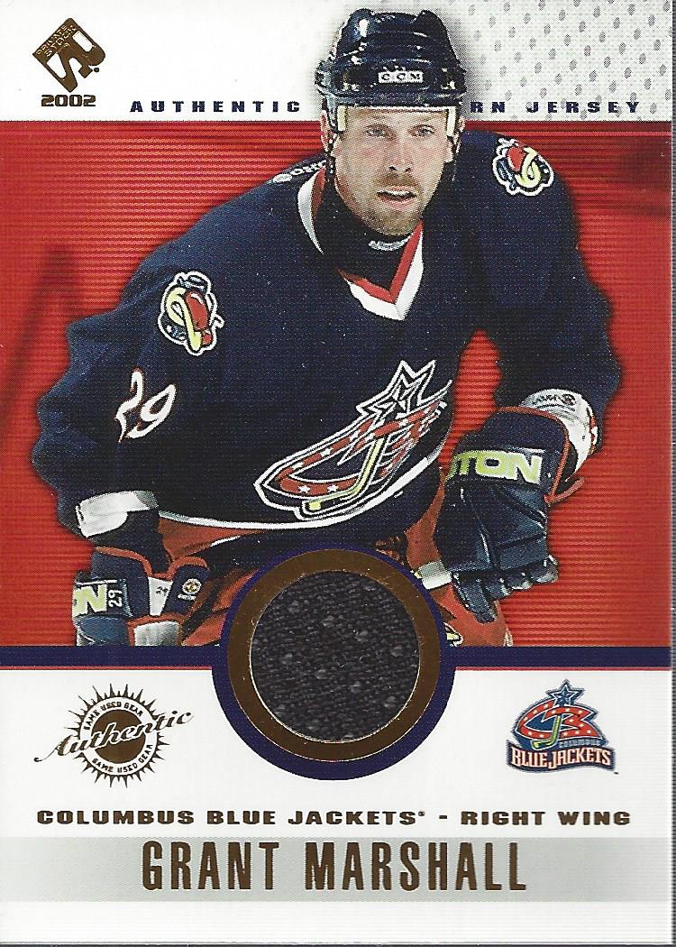 2001-02 Private Stock Game Gear #32 Grant Marshall SP