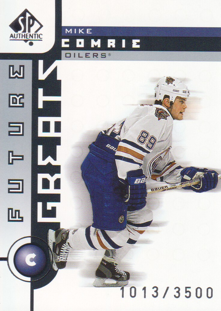 2001-02 SP Authentic #112 Mike Comrie FG