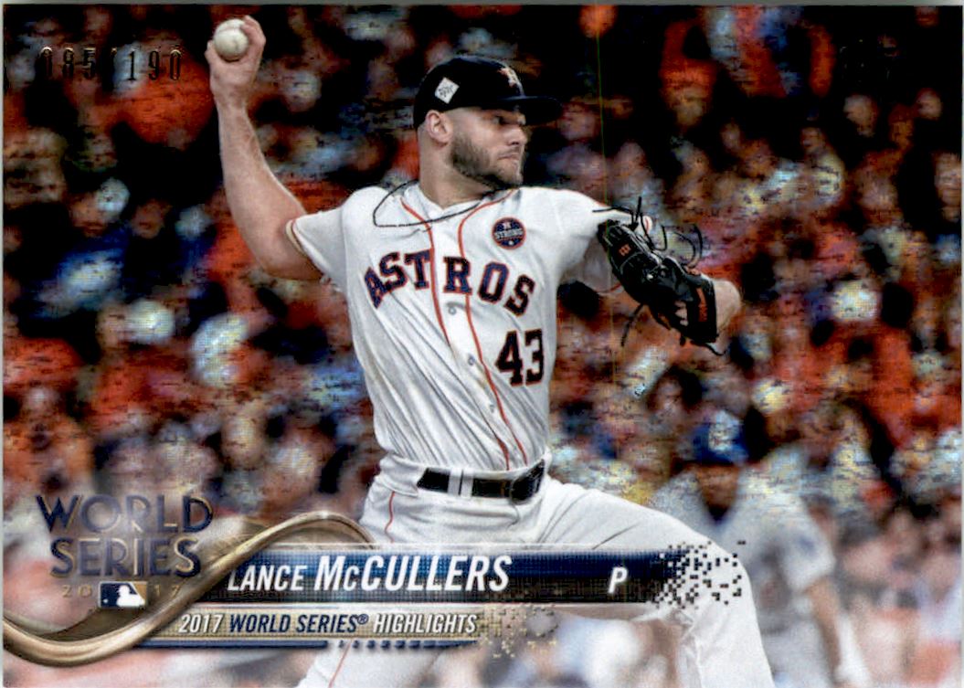 2018 Topps Factory Set Foilboard #212 Lance McCullers WS HL