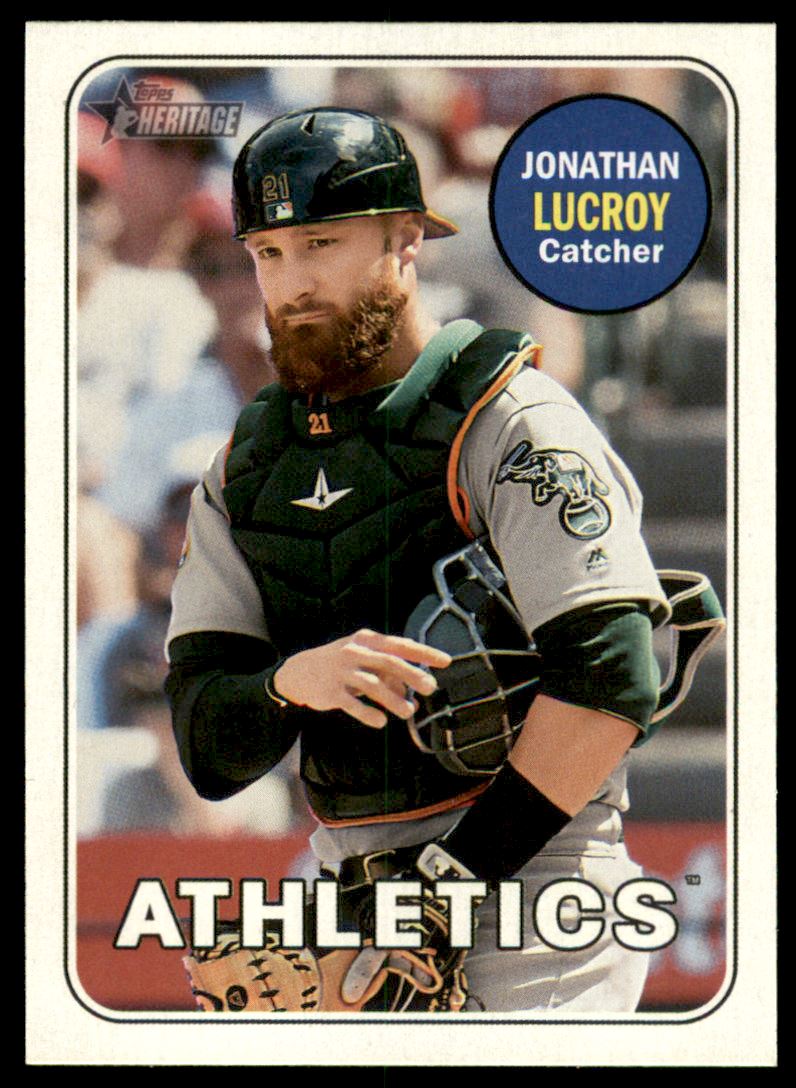 2018 Topps Heritage Team Color Swap Variations #517 Jonathan Lucroy