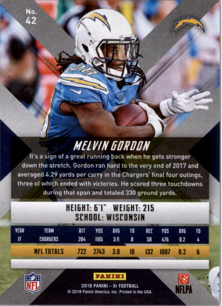 2018 Panini XR Football Card Pick (Base) - Picture 17 of 77
