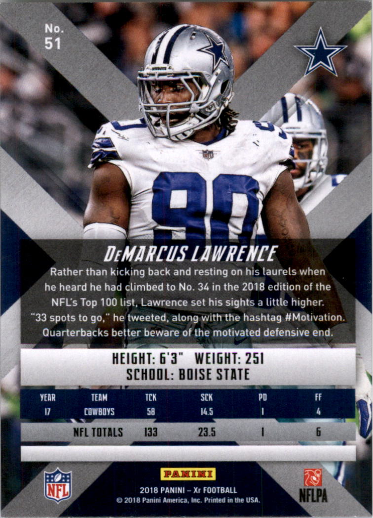 2018 Panini XR Football Card Pick (Base) - Picture 19 of 77