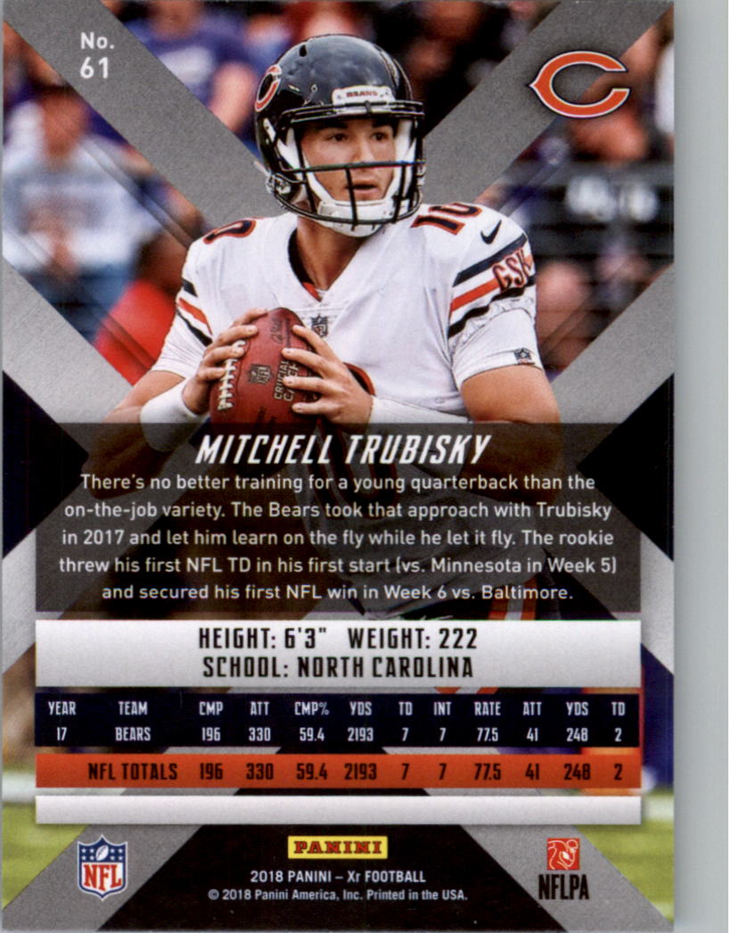 2018 Panini XR Football Card Pick (Base) - Picture 23 of 77