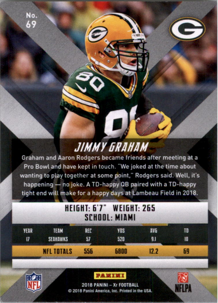 2018 Panini XR Football Card Pick (Base) - Picture 25 of 77