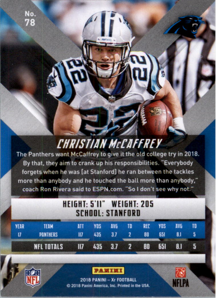 2018 Panini XR Football Card Pick (Base) - Picture 31 of 77