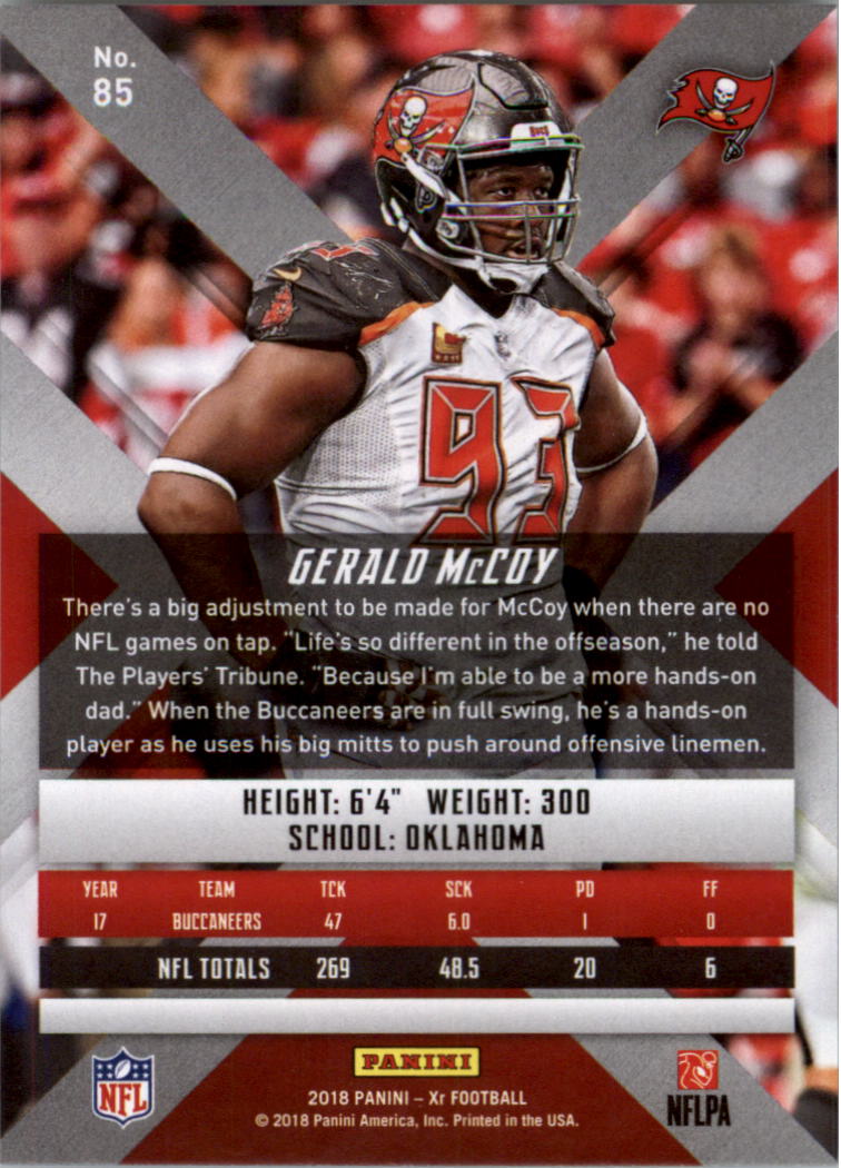 2018 Panini XR Football Card Pick (Base) - Picture 37 of 77