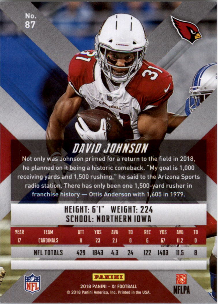 2018 Panini XR Football Card Pick (Base) - Picture 39 of 77